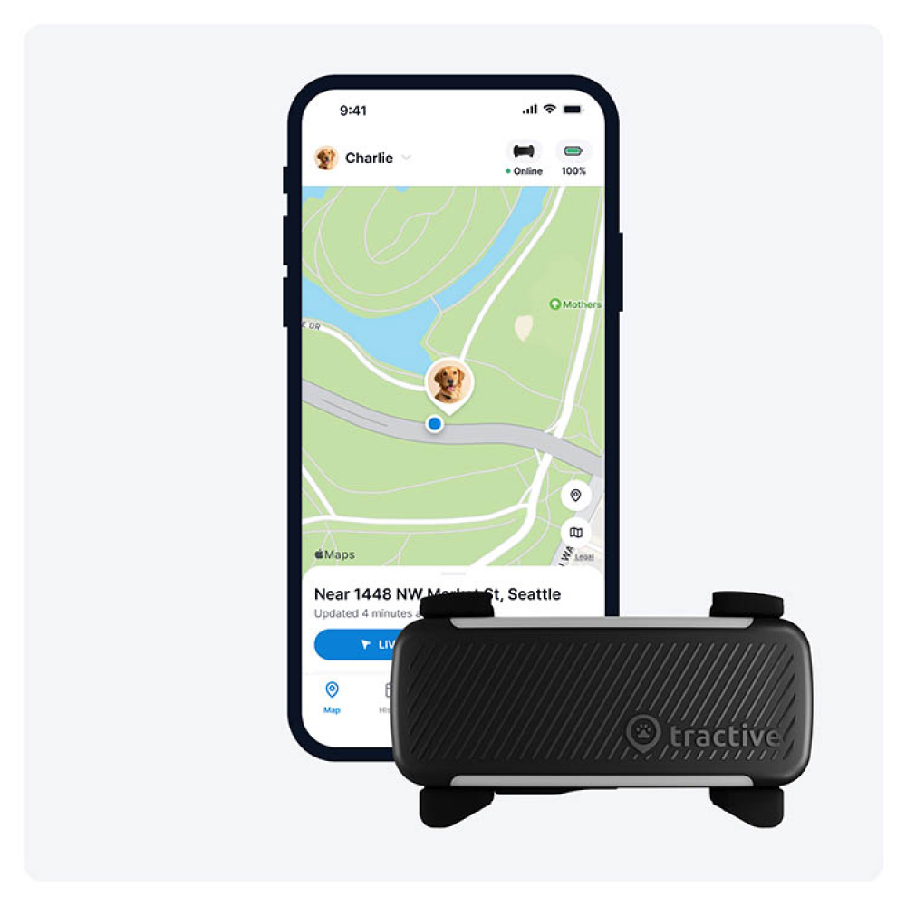 GPS-seuranta koirille, Tractive ryhmässä Vapaa-aika / Lemmikit / Koiratarvikkeet @ SmartaSaker.se (11853)
