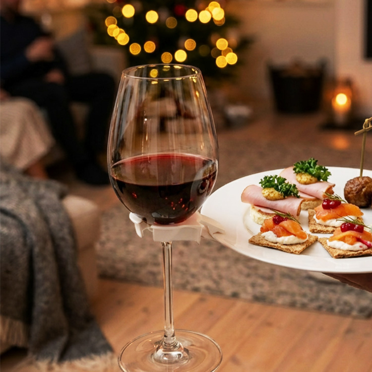 Lasipidike lautaselle 10 kpl ryhmässä Koti / Keittiötarvikkeet / Kattaus @ SmartaSaker.se (12474)