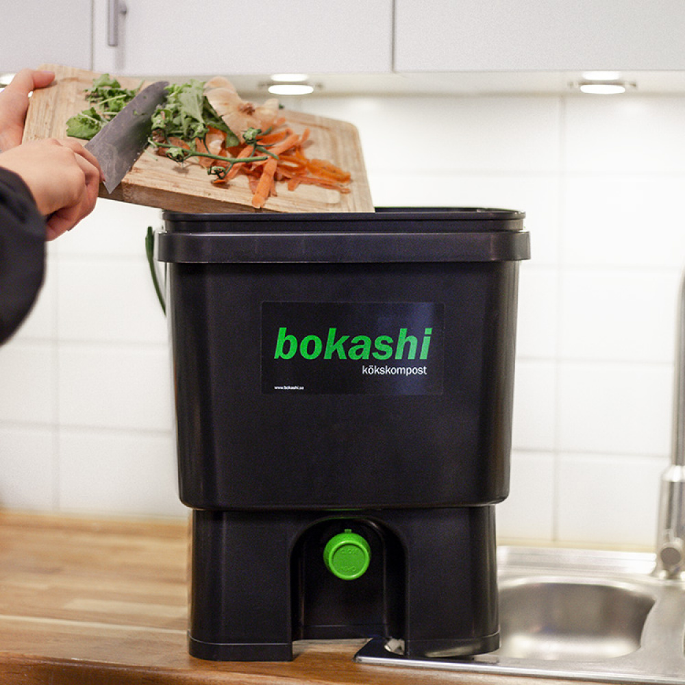 Keittiökompostori Bokashi aloituspakkaus ryhmässä Koti / Puutarha / Bokashi & kompostorit @ SmartaSaker.se (12729)