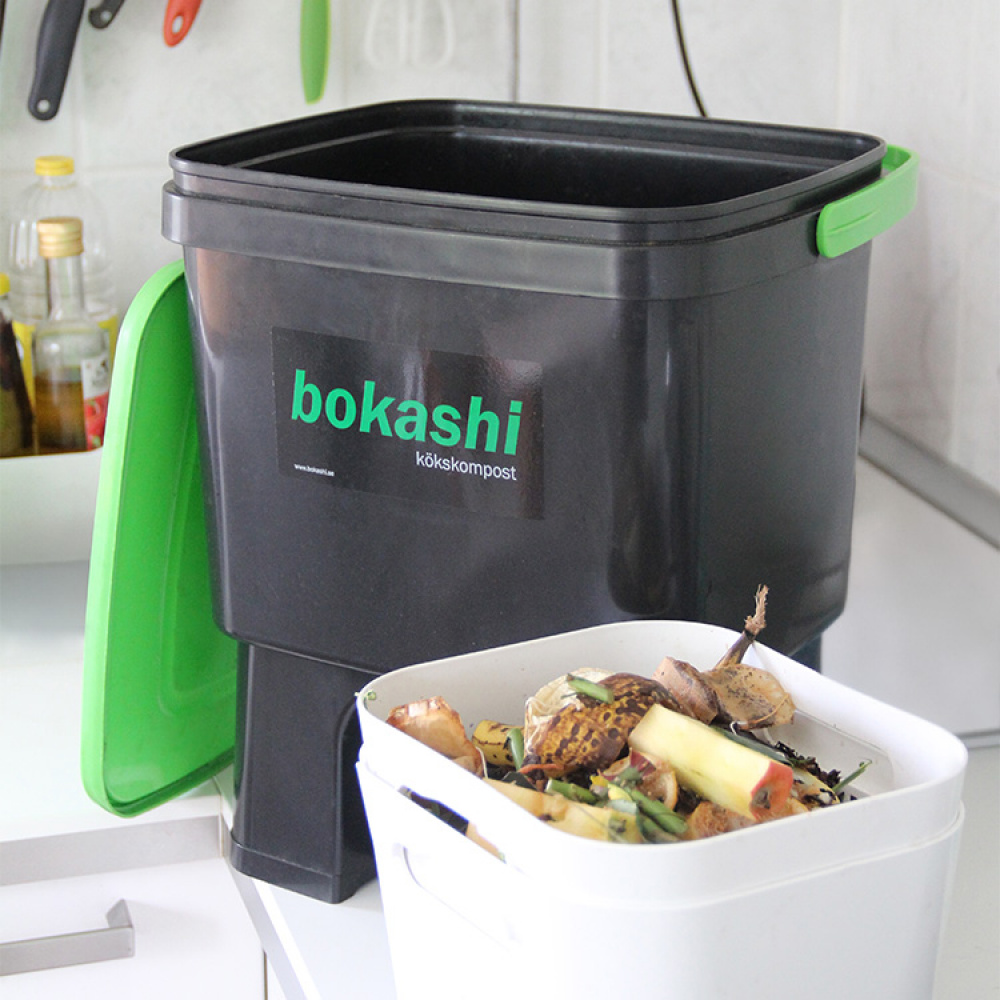 Keittiökompostori Bokashi aloituspakkaus ryhmässä Koti / Puutarha / Bokashi & kompostorit @ SmartaSaker.se (12729)