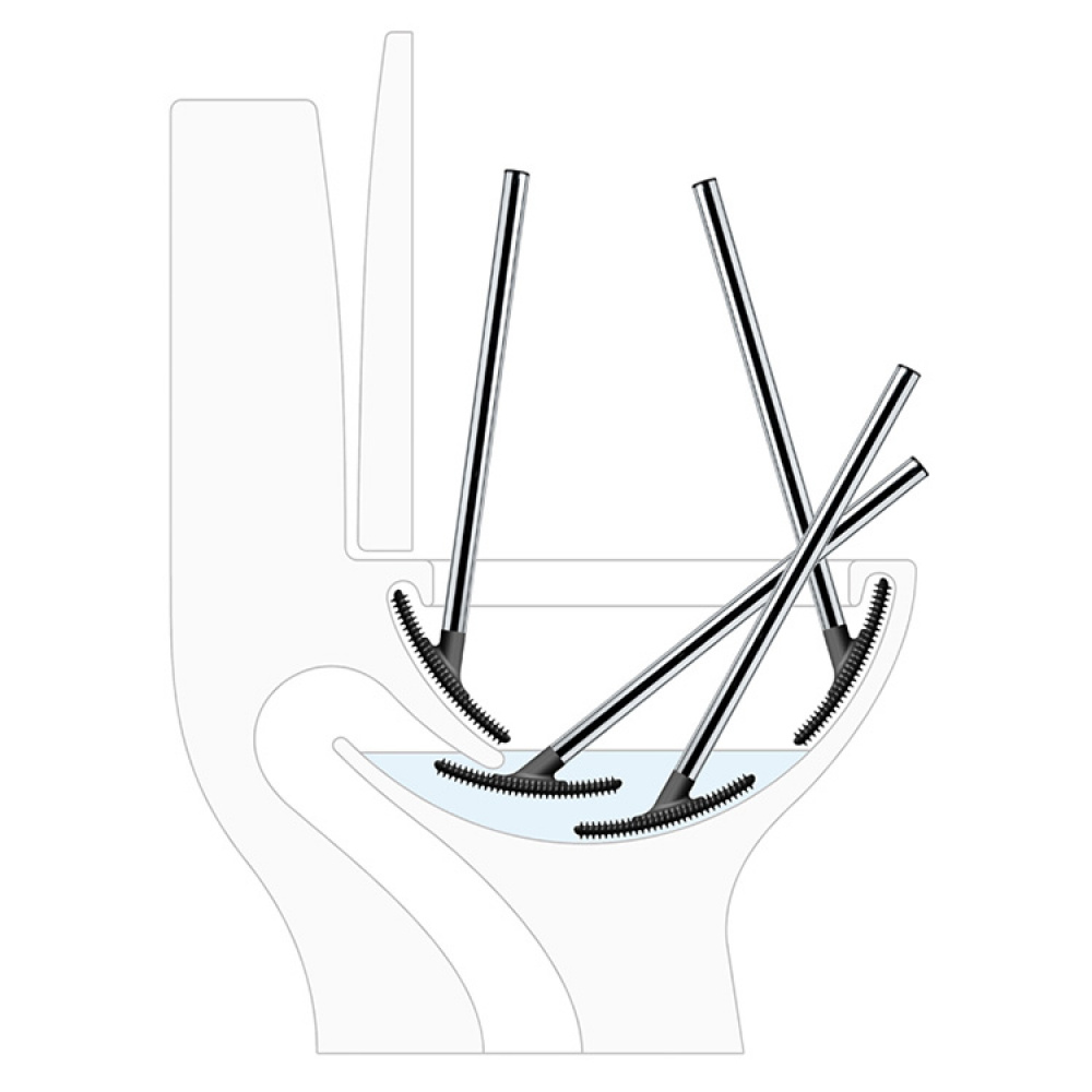 Silikoninen WC-harja ryhmässä Koti / Kylpyhuone / WC ja pesuallas @ SmartaSaker.se (12805)
