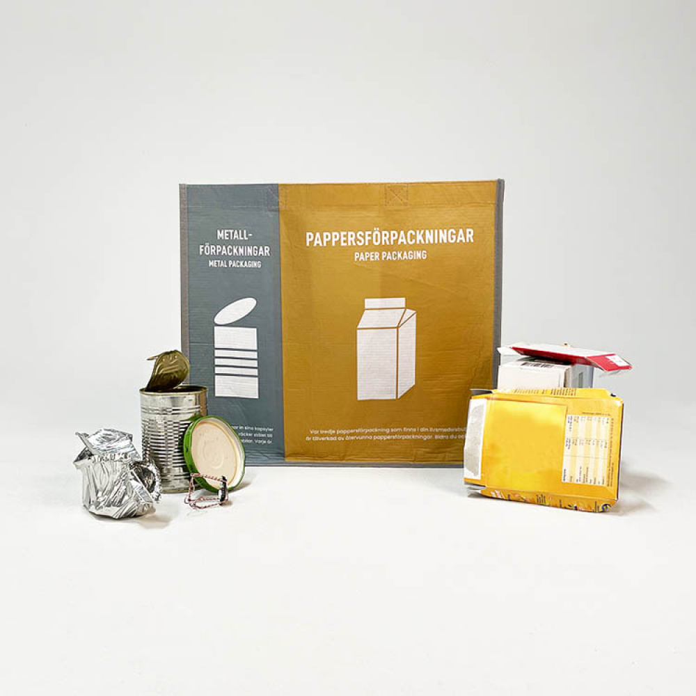 Jätelajittelu, kolmen kassin setti ryhmässä Koti / Ympäristöystävälliset tuotteet / Jätelajittelu @ SmartaSaker.se (12821)