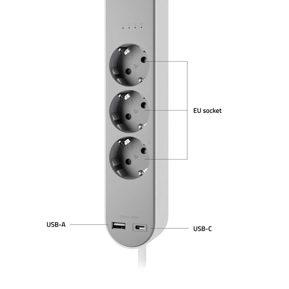 Älypistorasia USB-portilla ryhmässä Koti / Elektroniikka / Älykäs koti @ SmartaSaker.se (12871)