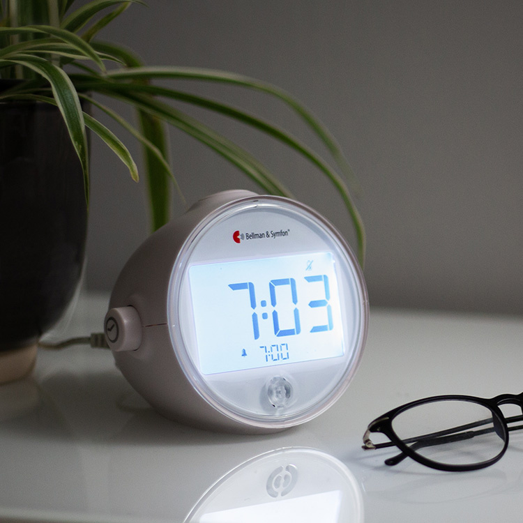 Heräämistä helpottava herätyskello ryhmässä Koti / Elektroniikka / Kodin elektroniikka @ SmartaSaker.se (13072)