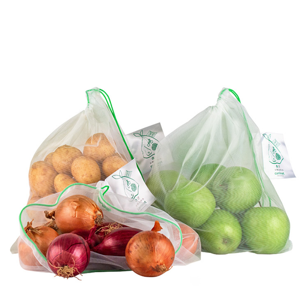 Kestopussit hedelmille ja vihanneksille ryhmässä Koti / Ympäristöystävälliset tuotteet / Uudelleenkäytettävät tarvikkeet @ SmartaSaker.se (13241)