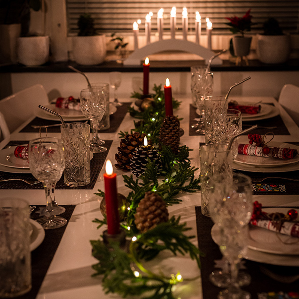 Koristekäpy LED-valolla ryhmässä Juhlapäivät / Adventtiaika ja joulu / Jouluvalot @ SmartaSaker.se (13315)