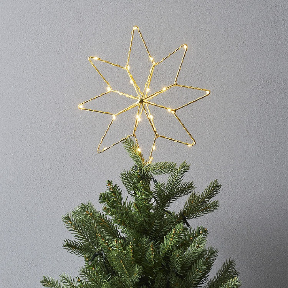 Joulukuusen tähti valoilla ryhmässä Juhlapäivät / Adventtiaika ja joulu / Jouluvalot @ SmartaSaker.se (13327)