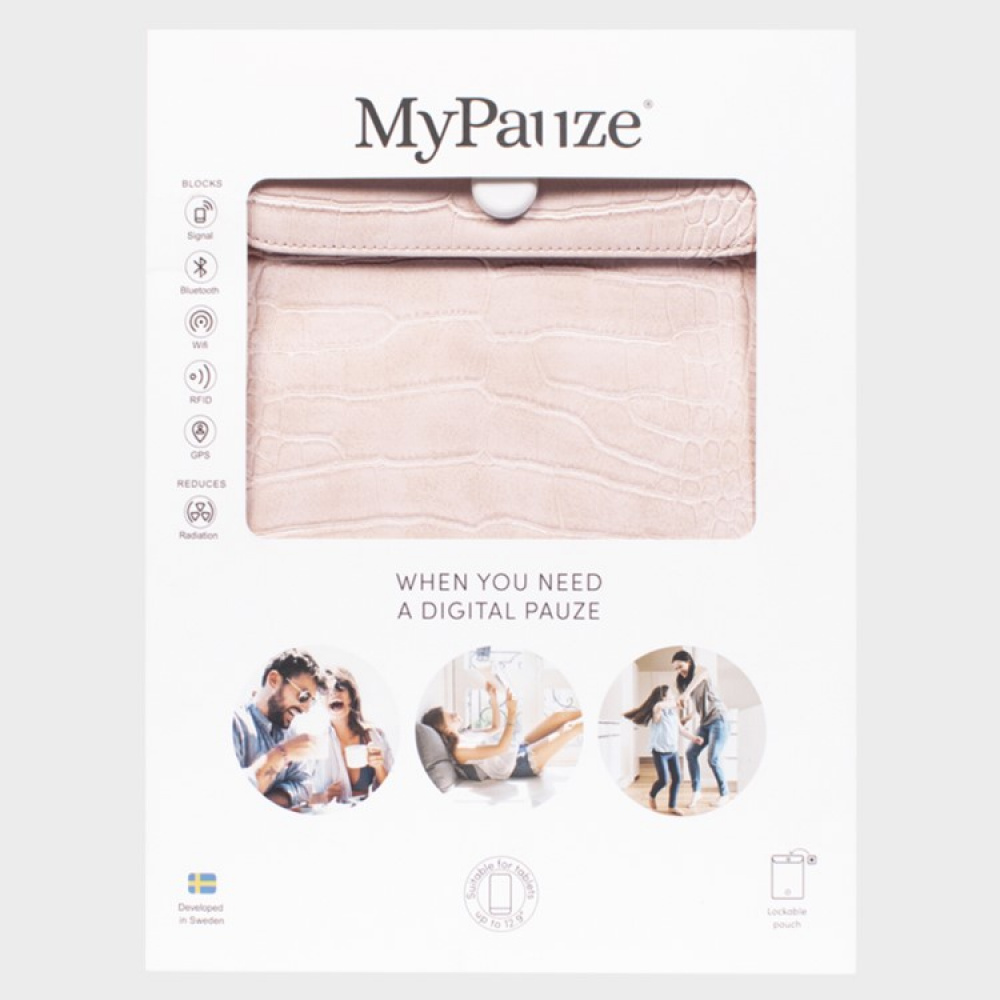 Signaalin estävä iPad-kotelo vetoketjulla ryhmässä Koti / Elektroniikka / Puhelimen lisävarusteet @ SmartaSaker.se (13391)