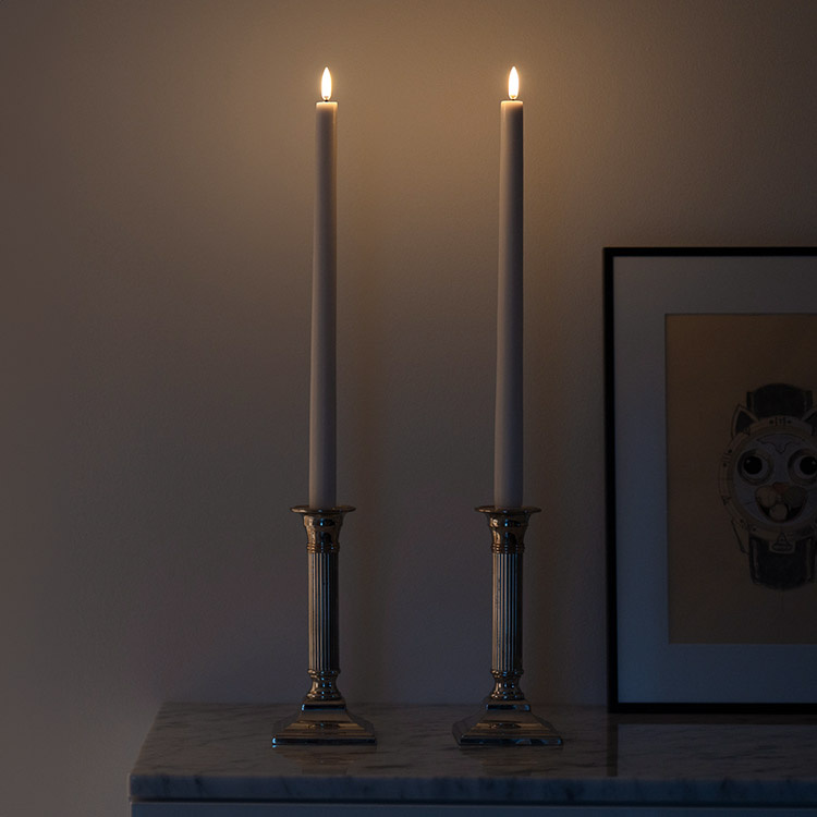 Premium LED pitkät antiikkikynttilät, 2 kpl ryhmässä Valaistus / Sisävalaistus / Kynttilät @ SmartaSaker.se (13419)