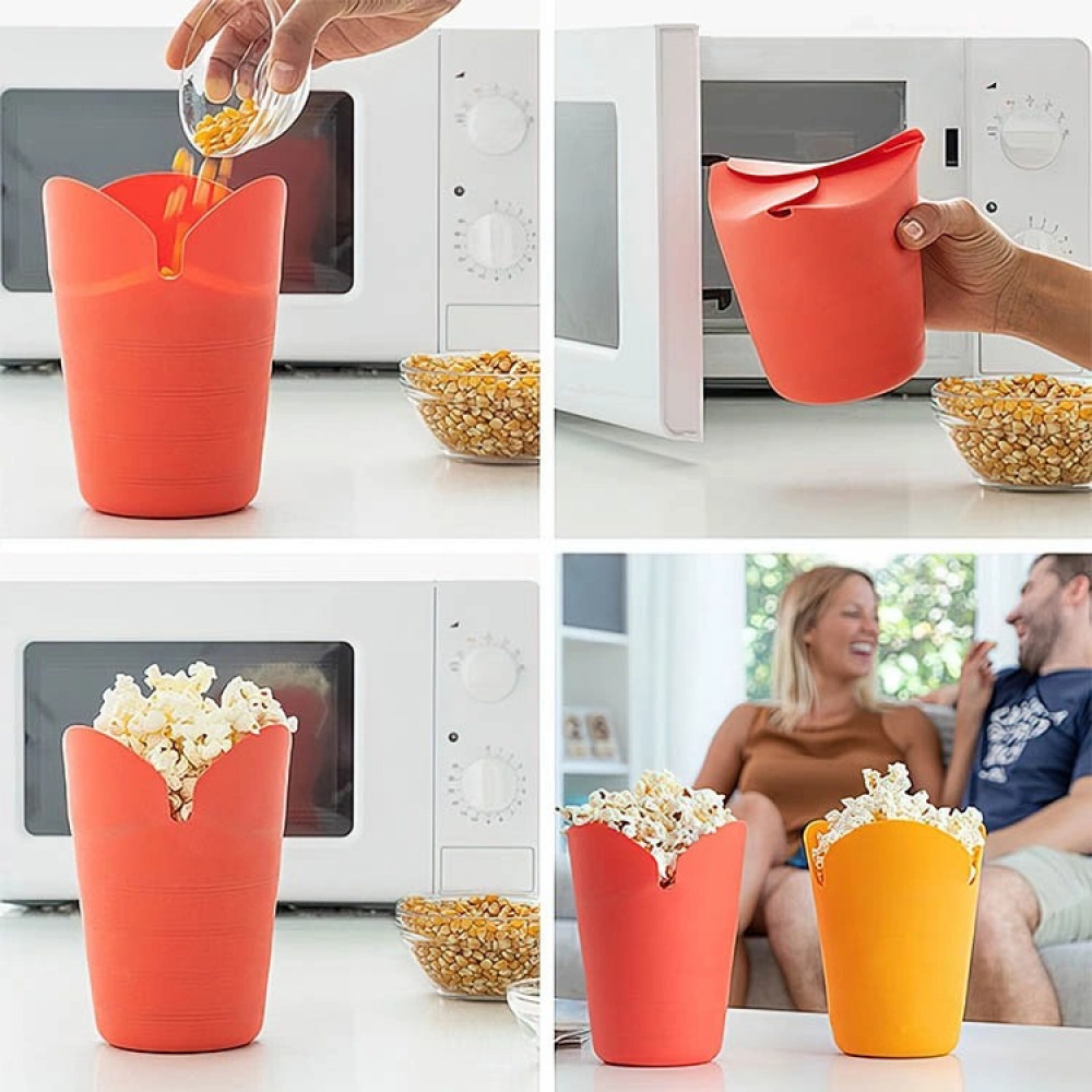 Popcornikulho mikroon, 2 kpl ryhmässä Koti / Keittiötarvikkeet / Ruoanlaitto mikroaaltouunissa @ SmartaSaker.se (13499)