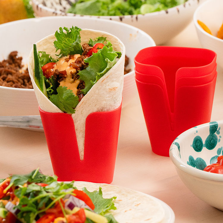 Wrap-pidike 4 kpl ryhmässä Koti / Keittiötarvikkeet / Apuvälineet @ SmartaSaker.se (13556)