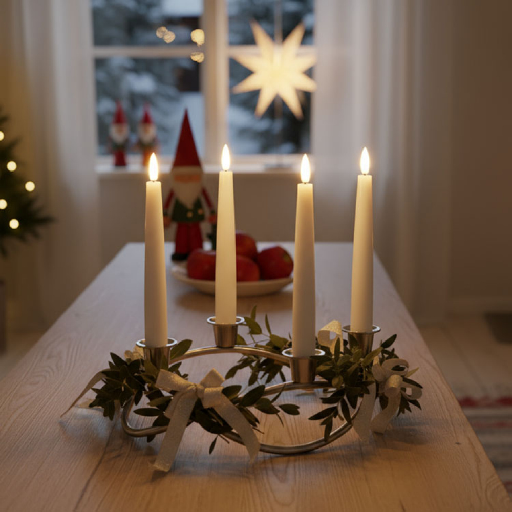 Kynttilät kaukosäätimellä 4 kpl ryhmässä Valaistus / Sisävalaistus / Kynttilät @ SmartaSaker.se (13640)