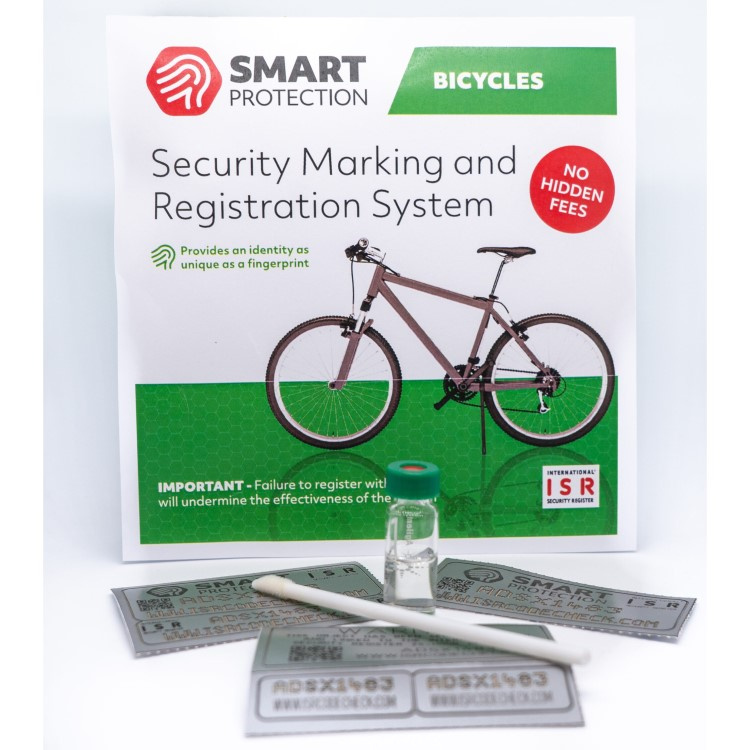 Varkaudenestomerkintä polkupyörään ryhmässä Turvallisuus / Turvatuotteet / Varkaussuoja @ SmartaSaker.se (13646)