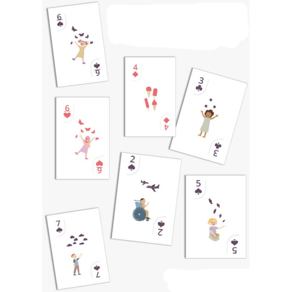 Korttipakka matemaattisilla merkeillä ryhmässä Vapaa-aika / Pelit & leikit @ SmartaSaker.se (13828)