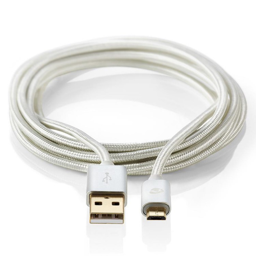 Pitkä USB-laturi kangasta ryhmässä Koti / Elektroniikka / Kaapelit ja sovittimet @ SmartaSaker.se (13894)