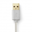 Pitkä USB-laturi kangasta Pitkä USB-laturi kangasta