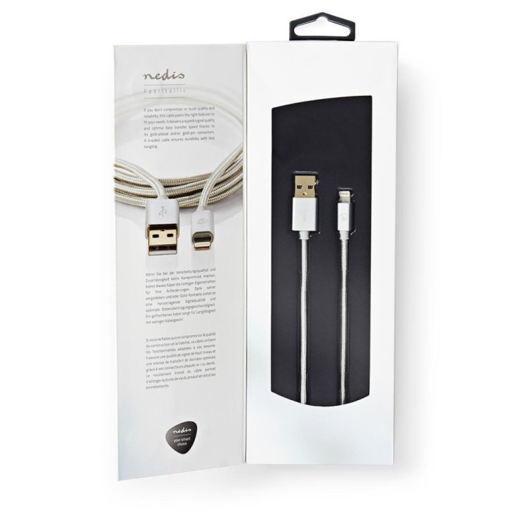 Pitkä USB-laturi kangasta ryhmässä Koti / Elektroniikka / Kaapelit ja sovittimet @ SmartaSaker.se (13894)