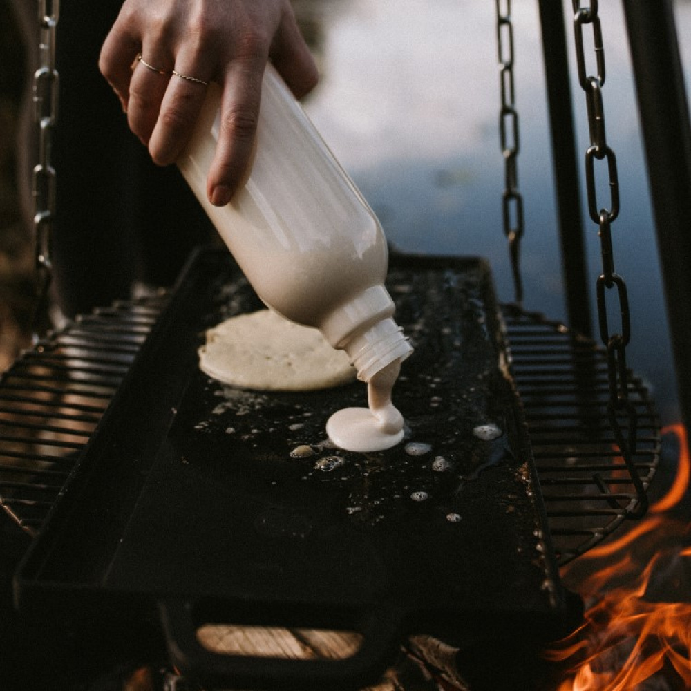 Satake käännettävä valurautainen grilli- ja paistolevy ryhmässä Koti / Grillaustarvikkeet @ SmartaSaker.se (14090)