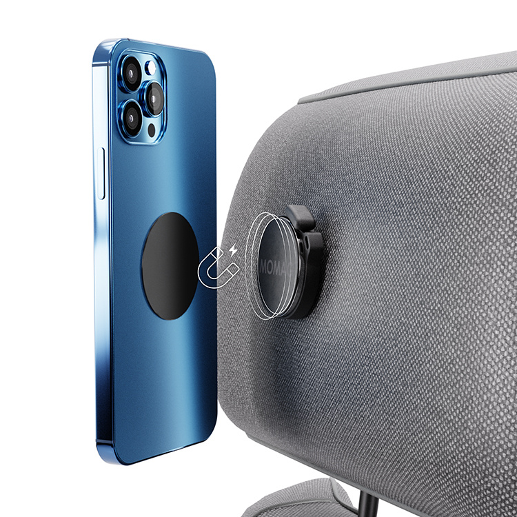 Matkapuhelinteline tekstiilikiinnikkeellä MoMag ryhmässä Koti / Elektroniikka / Puhelimen lisävarusteet @ SmartaSaker.se (14102)