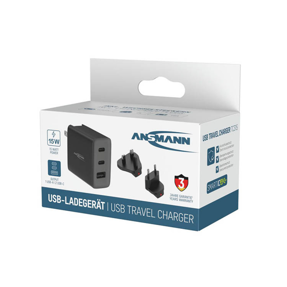 Matkasovitin USB-liitännöillä ryhmässä Vapaa-aika / Matkustaminen @ SmartaSaker.se (14117)