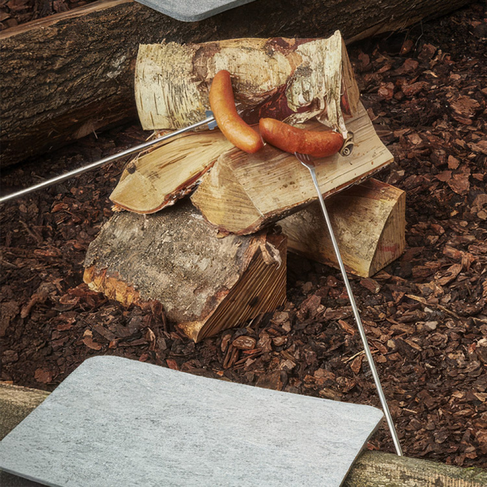 Teleskooppivarrellinen grillihaarukka 2 kpl ryhmässä Koti / Grillaustarvikkeet @ SmartaSaker.se (14247)