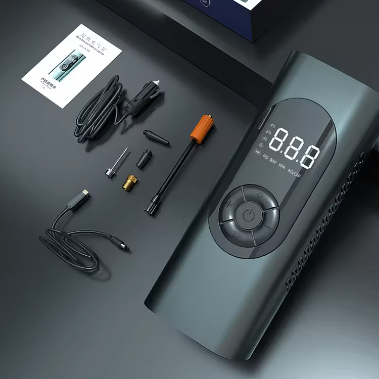 Elektroninen ilmapumppu ryhmässä Ajoneuvot / Pyöräilyvarusteet @ SmartaSaker.se (14280)