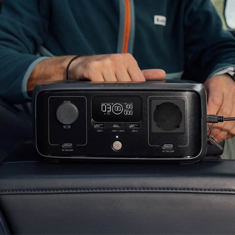 Virta-asema EcoFlow River 3 ryhmässä Koti / Elektroniikka / Laturit ja virtapankit @ SmartaSaker.se (14319)