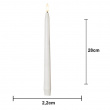 Paristokäyttöiset antiikkikynttilät ulkokäyttöön 2 kpl