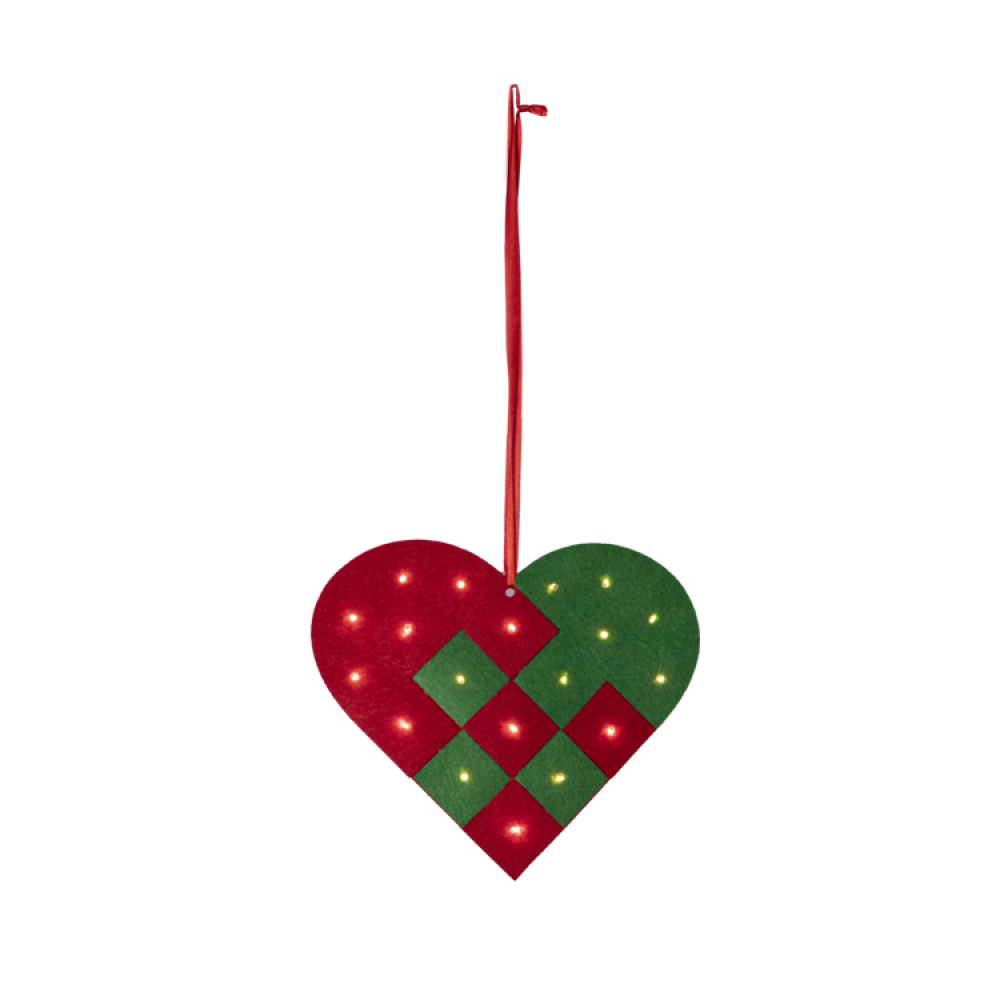 Paristokäyttöinen huovasta valmistettu joulukoriste ryhmässä Juhlapäivät / Adventtiaika ja joulu / Jouluvalot @ SmartaSaker.se (14402)