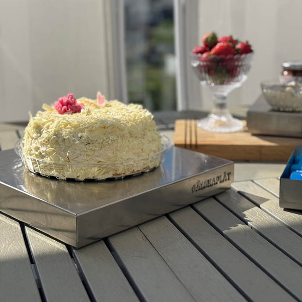 Ruostumattomasta teräksestä valmistettu jäähdytysalusta ryhmässä Koti / Keittiötarvikkeet / Keittiövarusteet @ SmartaSaker.se (14425)