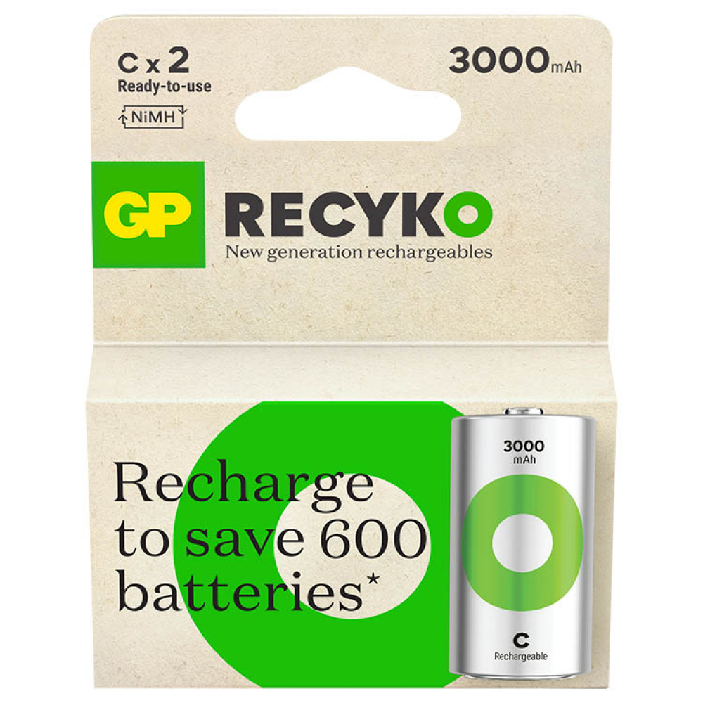 Ladattavat paristot, GP ReCyko ryhmässä / paristot @ SmartaSaker.se (14485)