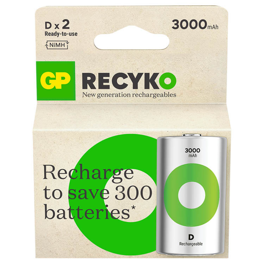 Ladattavat paristot, GP ReCyko ryhmässä / paristot @ SmartaSaker.se (14485)