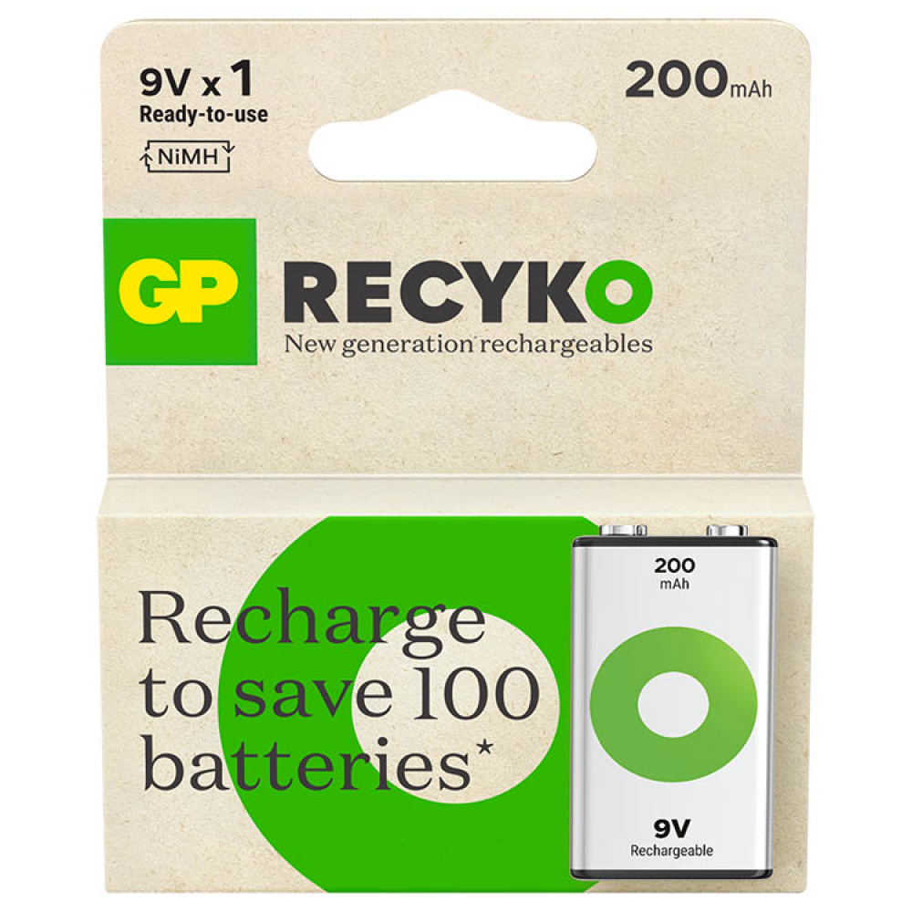 Ladattavat paristot, GP ReCyko ryhmässä / paristot @ SmartaSaker.se (14485)