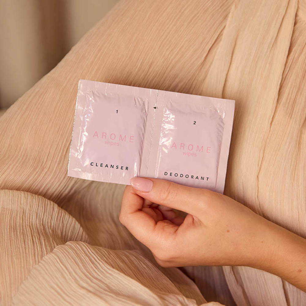 Deo-pyyhkeet, Arome, 10-pakkaus ryhmässä Koti / Kylpyhuone / Hygienia @ SmartaSaker.se (14533)