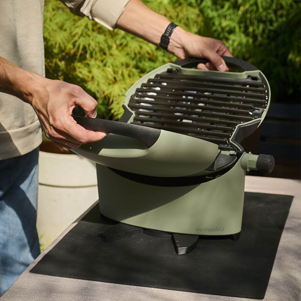 Kannettava sähkögrilli, NomadiQ ryhmässä Koti / Grillaustarvikkeet @ SmartaSaker.se (14559)