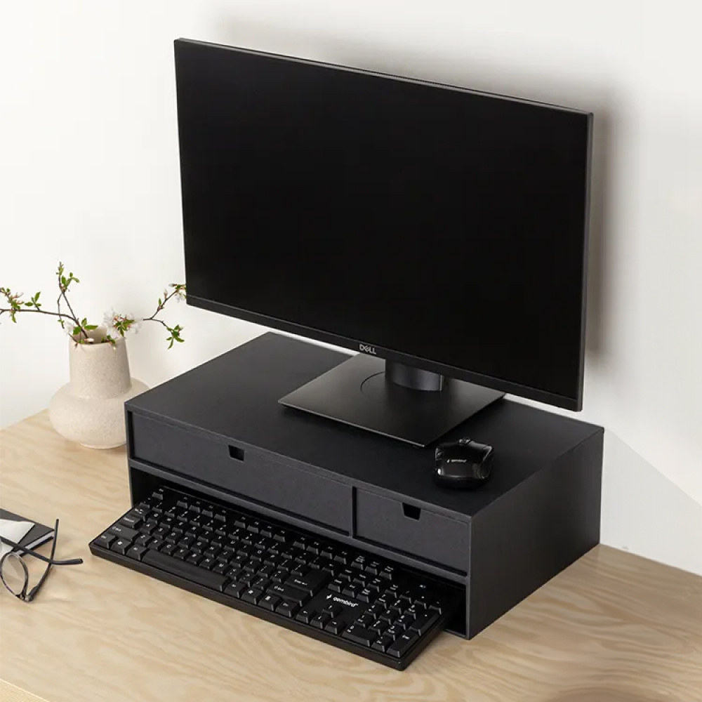 Näyttöteline laatikoilla ryhmässä Koti / Kotitoimistoon @ SmartaSaker.se (14564)