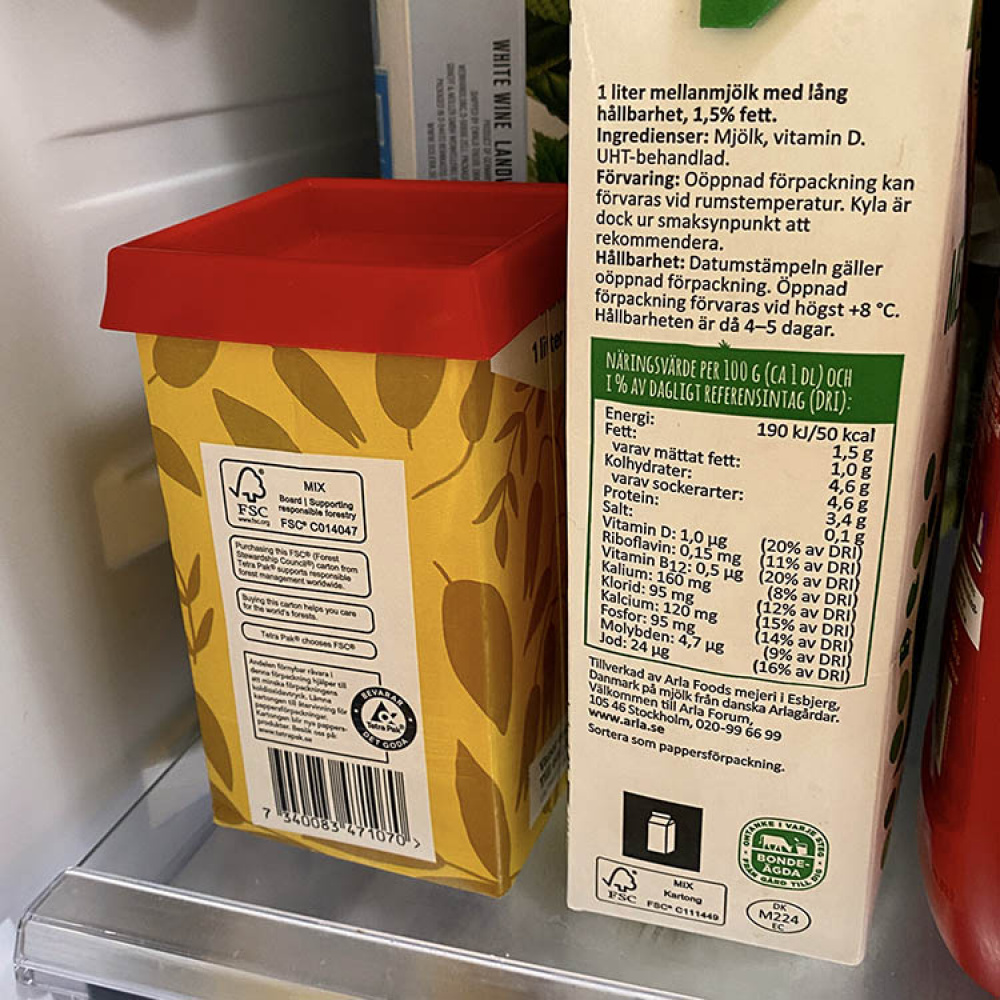 Juomapakkauksen kansi, reUselid, uudelleenkansi ryhmässä Koti / Ympäristöystävälliset tuotteet @ SmartaSaker.se (14606)