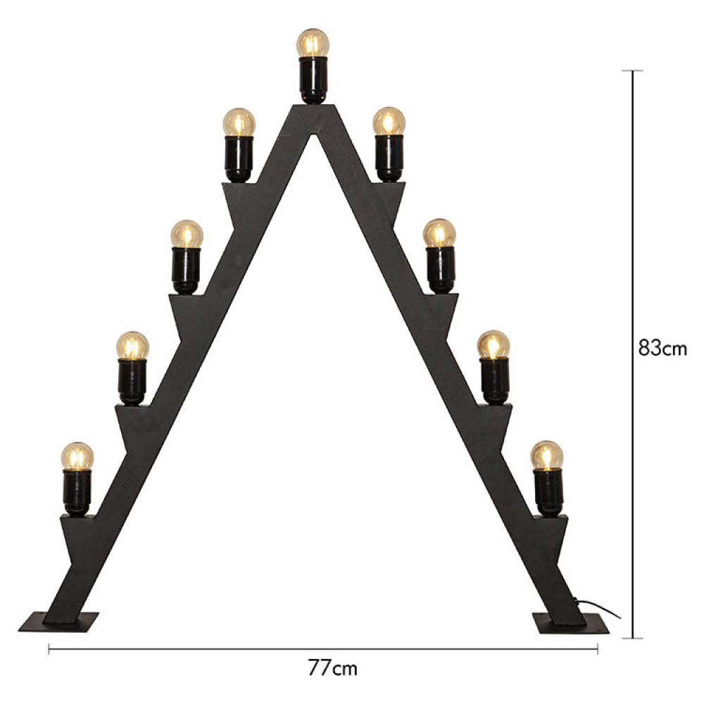 Suuri adventtikynttiläpidike ulkokäyttöön ryhmässä Juhlapäivät / Adventtiaika ja joulu / Jouluvalot @ SmartaSaker.se (14656)