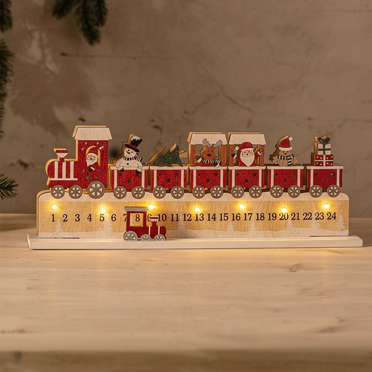 Adventtikalenteri, jossa on lähtölaskenta ryhmässä Juhlapäivät / Adventtiaika ja joulu / Jouluvalot @ SmartaSaker.se (14658)