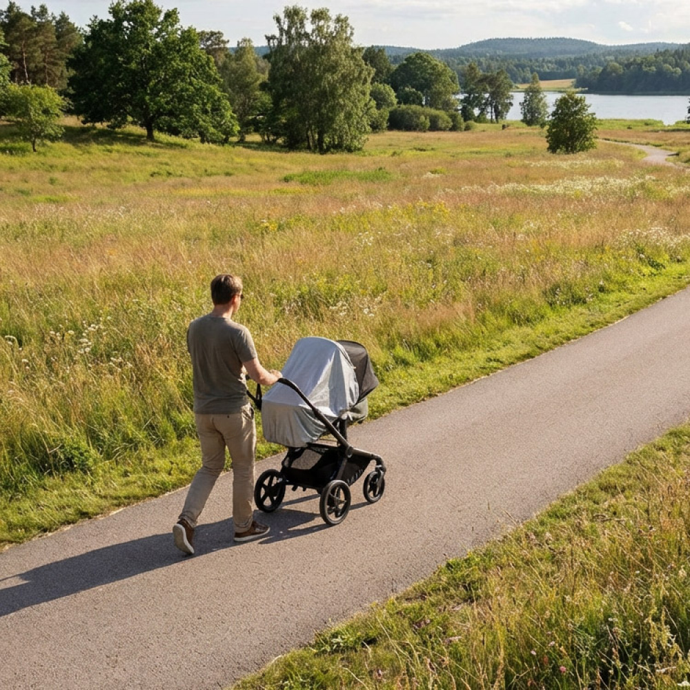 UV-suojattu hyttysverkko lastenvaunuihin ryhmässä Koti / Lasten tavarat @ SmartaSaker.se (14707)