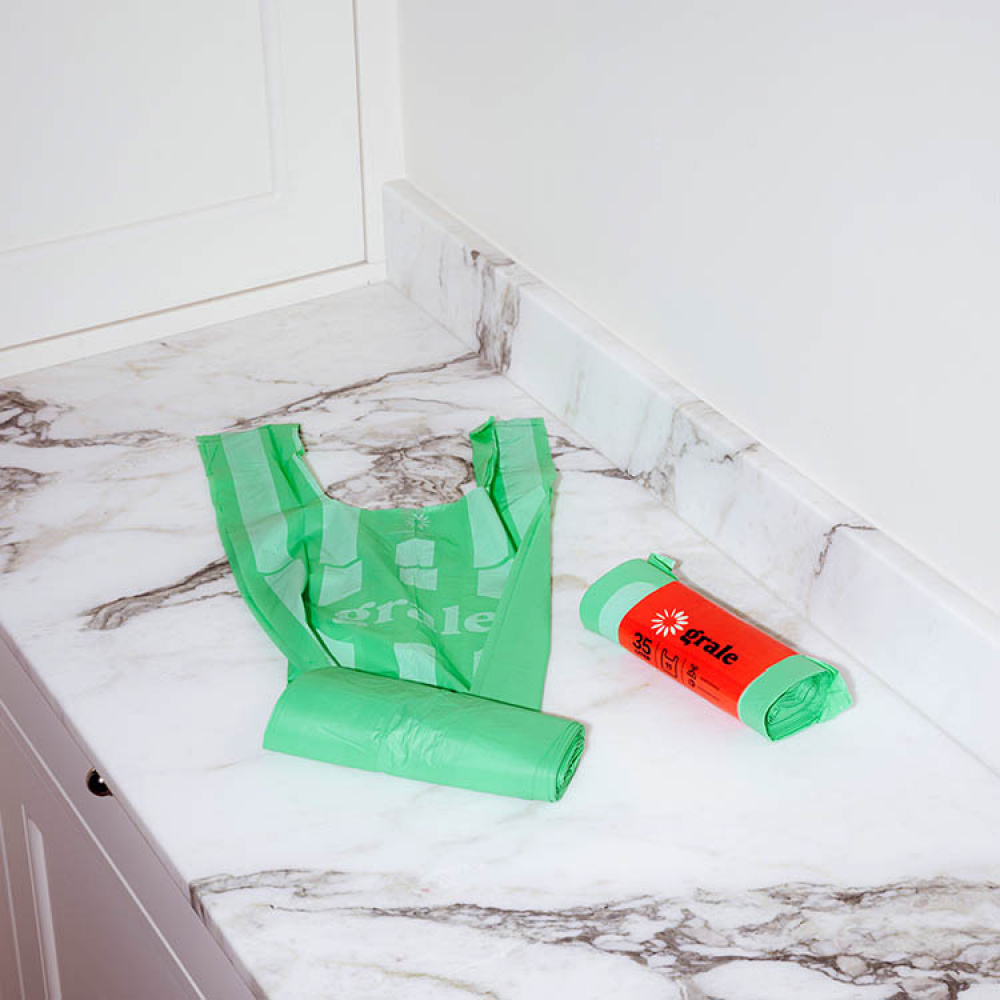 Kompostoituva jätepussi, Grale ryhmässä Koti / Ympäristöystävälliset tuotteet / Jätelajittelu @ SmartaSaker.se (14718)