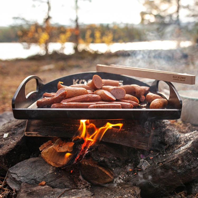 Hiiliteräksinen paistolevy, Kockums Jernverk ryhmässä Koti / Grillaustarvikkeet @ SmartaSaker.se (14733)