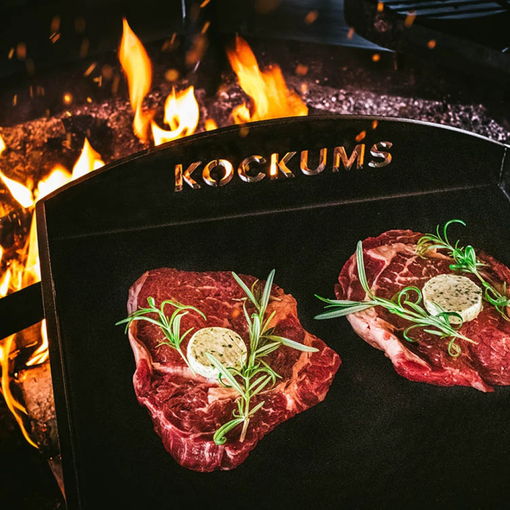 Hiiliteräksinen paistolevy, Kockums Jernverk ryhmässä Koti / Grillaustarvikkeet @ SmartaSaker.se (14733)
