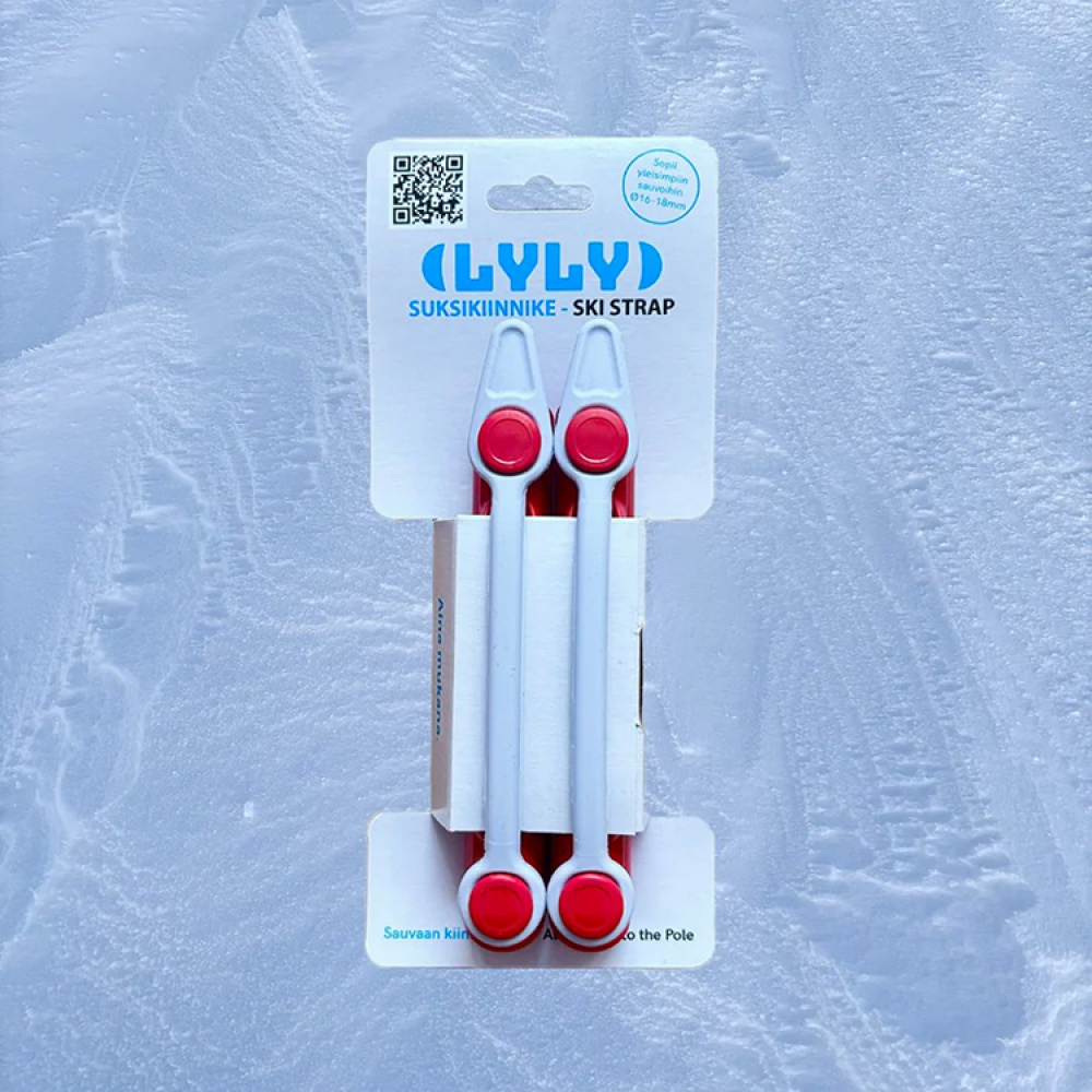 Hiihtosuksipidike 2-pakkaus, Lyly-Strap ryhmässä Vapaa-aika / Talvitarvikkeet / Hiihtotarvikkeet @ SmartaSaker.se (14788)