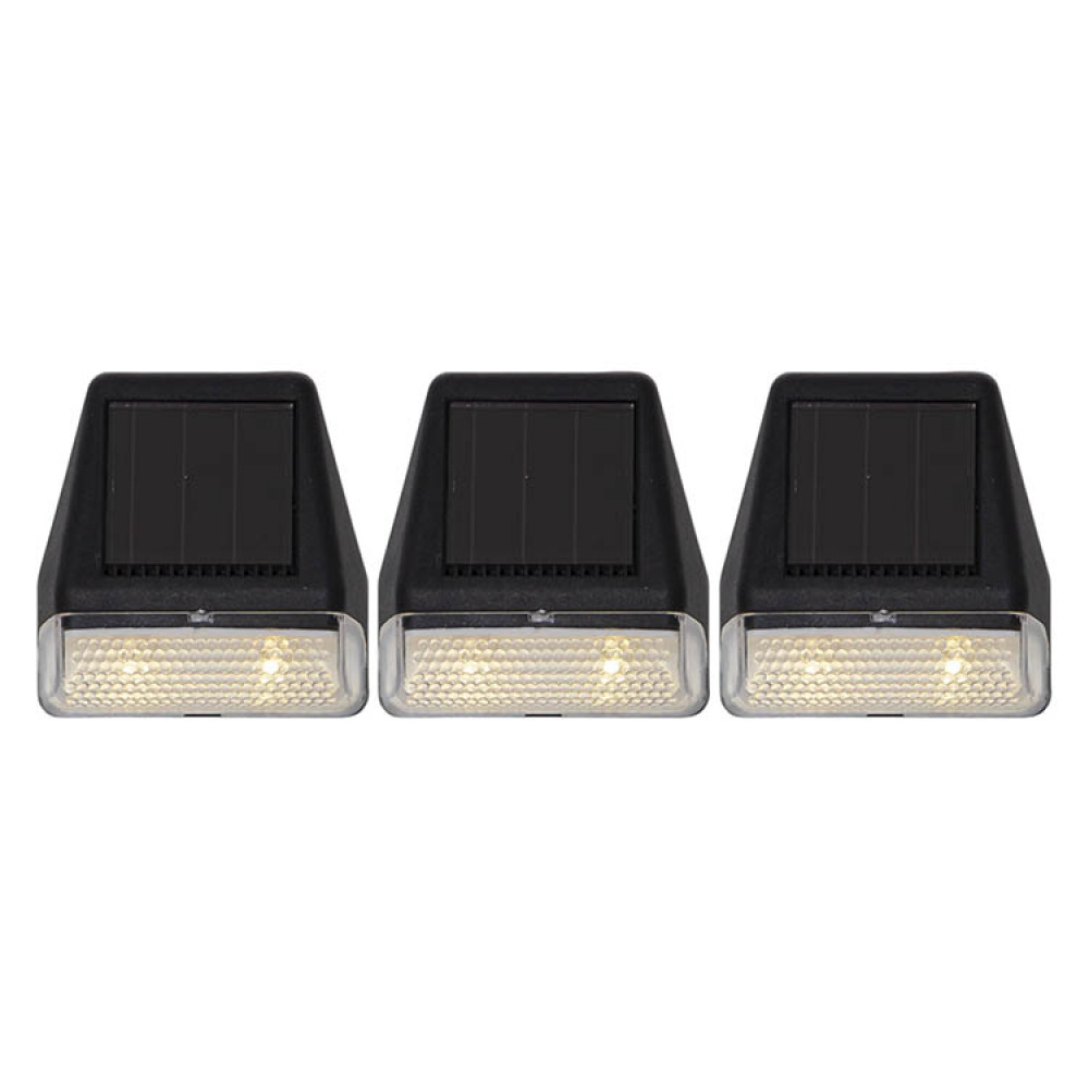Fasadivalaisin 3-pack ryhmässä Valaistus / Ulkovalaistus / Aurinkokennovalaisimet @ SmartaSaker.se (14850)