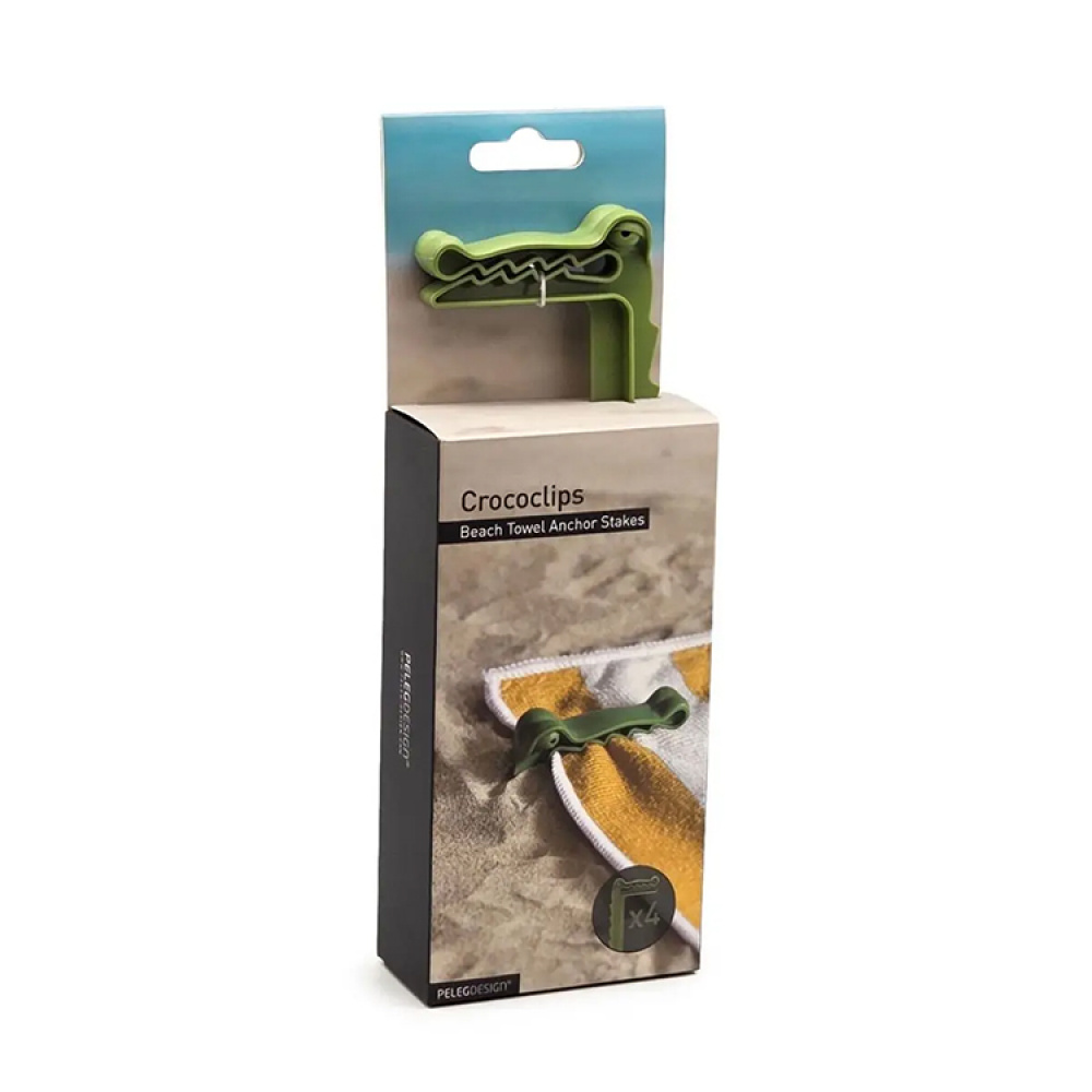 Rannapyyhkeen pidike, 4-pack ryhmässä Vapaa-aika / Kesätoimintaa / Rantaelämää @ SmartaSaker.se (14858)
