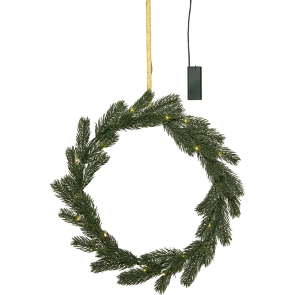 Valaistu kuusikranssi ryhmässä Valaistus / Sisävalaistus @ SmartaSaker.se (14883)