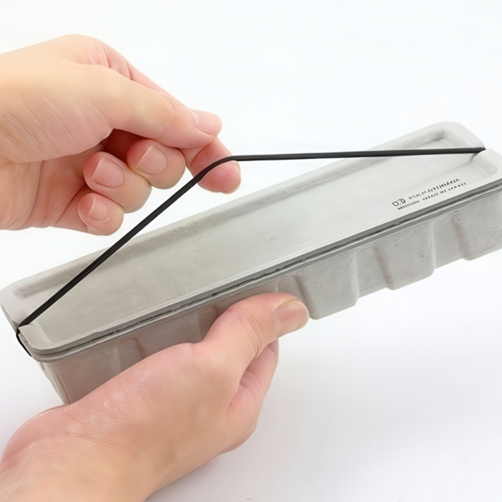 Kierrätyspaperista valmistettu rasia, MIDORI PULP PEN STORAGE, valkoinen ryhmässä Säilytys / Säilytyskorit / Pienvarastointi / Askar @ SmartaSaker.se (40026)