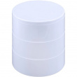 Rasia peilillä, COSMETIC TOWER, Ø 13 x K 14 cm, valkoinen