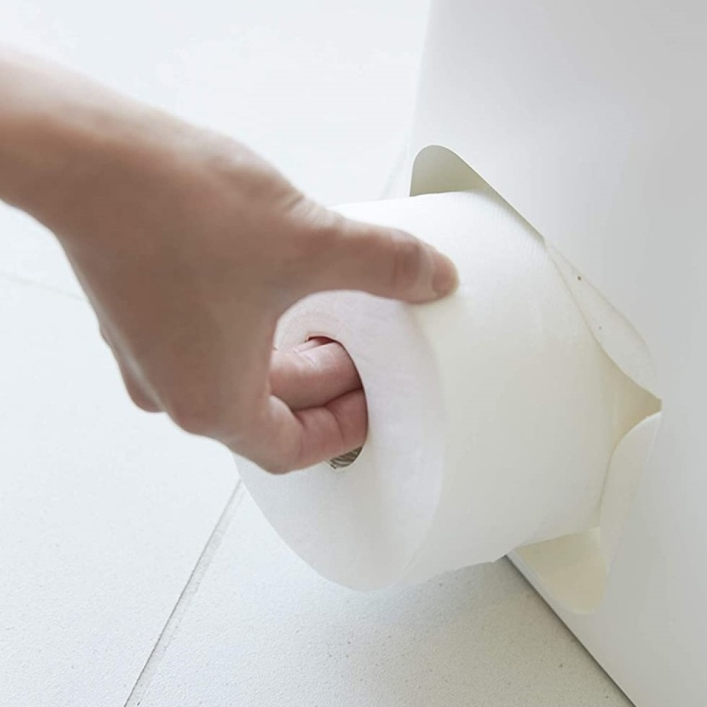WC-paperin säilytys 12 rullaa, Yamazaki ryhmässä Säilytys / Kylpyhuoneen säilytys @ SmartaSaker.se (40087)